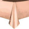 Badaboum Nappe En Plastique Rectangulaire Rose Gold 135X270Cm