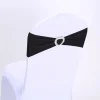 Badaboum Noeud De Chaise Mariage En Coeur Lycra Noir