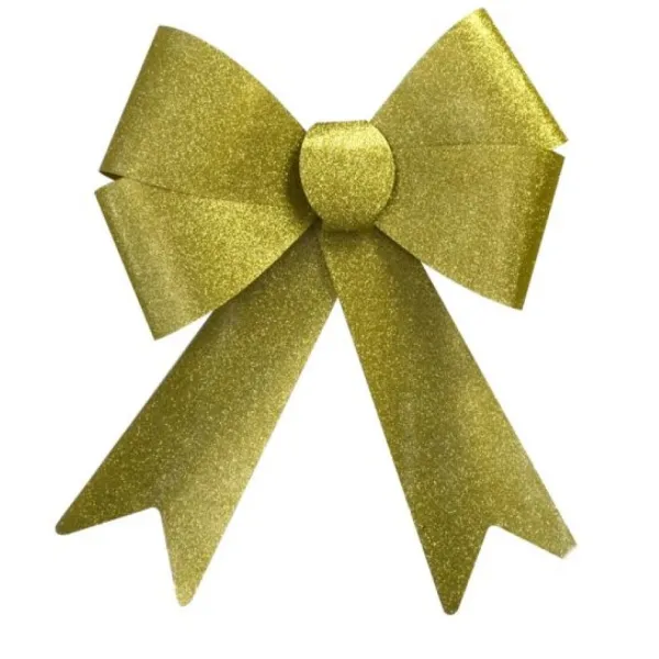 Badaboum Noeud Paillet Decoration Noel Or 50Cm Hot