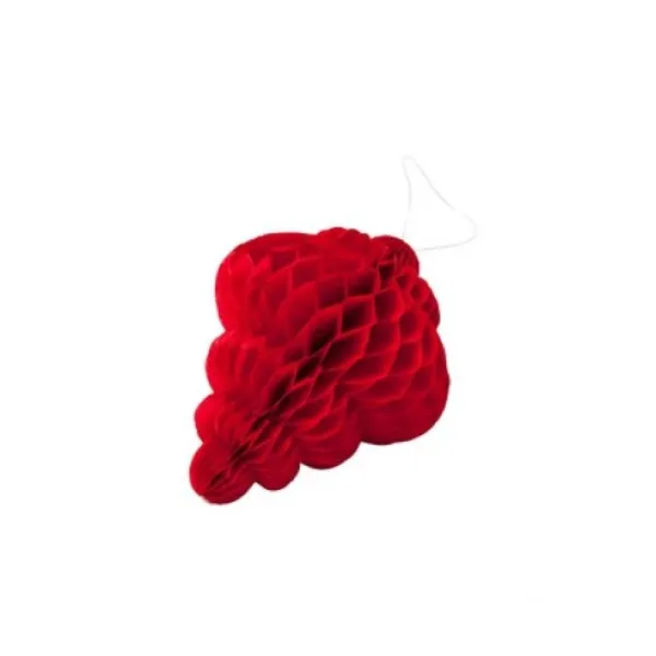 Badaboum Pampille En Papier Rouge Et Blanc Pour Sapin De Noel X 8 Online