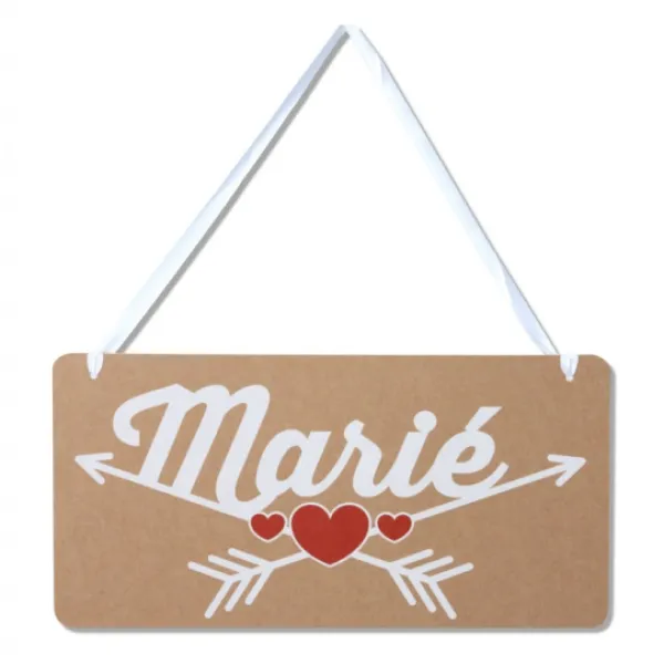 Badaboum Pancarte Chaise Du Marie 30Cm