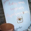 Badaboum Panneau Kraft Reseau Sociaux Rose Gold