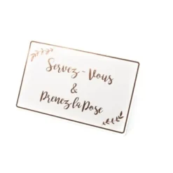 Badaboum Panneau Servez Vous Et Prenez La Pose Rose Gold