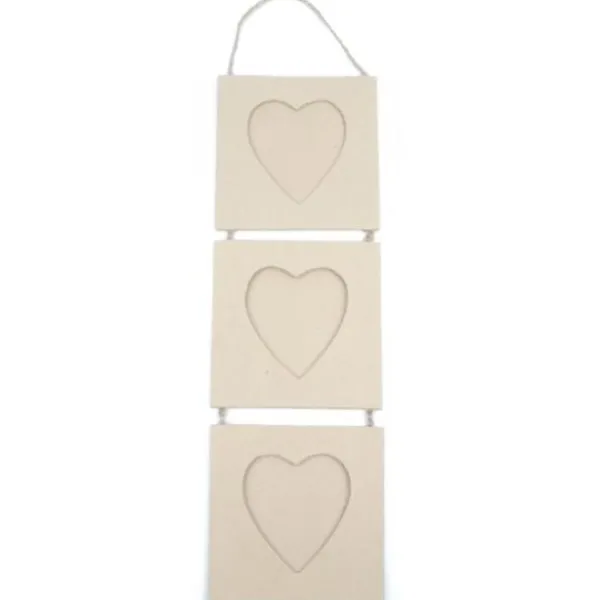Badaboum Papier Mach Cadre Coeur