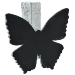 Badaboum Papillons Ardoise Argent X6