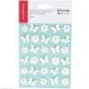 Badaboum Papillons Fleur Papier Blanc X 30
