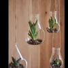 Petit Bouteille En Verre A Suspendre Avec Ficelle De Jute Theme Jute