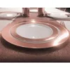 Badaboum Petite Assiette Plastique Daytona Rose Gold X 6 Pi Ces