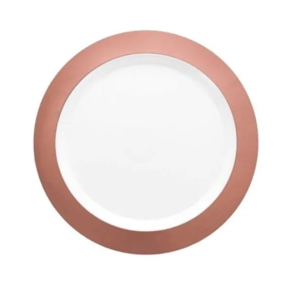Badaboum Petite Assiette Plastique Daytona Rose Gold X 6 Pi Ces