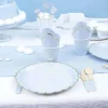 Hot Petite Cuill Res En Bois Bleu Pastel X 8 Pi Ces Theme Deco Pastel