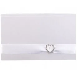 Badaboum Petite Urne Mariage A Billet Cheque Avec Coeur Strass