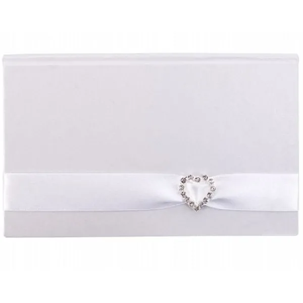 Badaboum Petite Urne Mariage A Billet Cheque Avec Coeur Strass