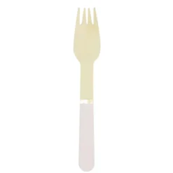 Hot Petites Fourchettes En Bois Rose Pastel X 8 Pi Ces Theme Deco Pastel