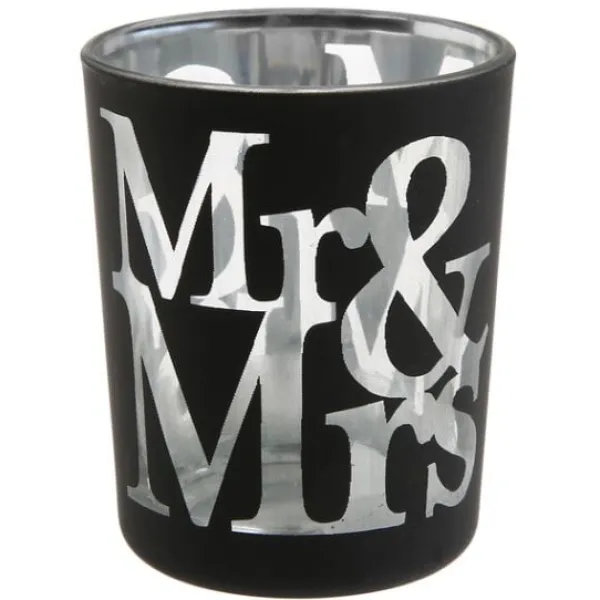 Badaboum Photophore En Verre Mr Mrs