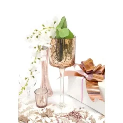 Badaboum Photophore Sur Pied M Tallis Rose Gold