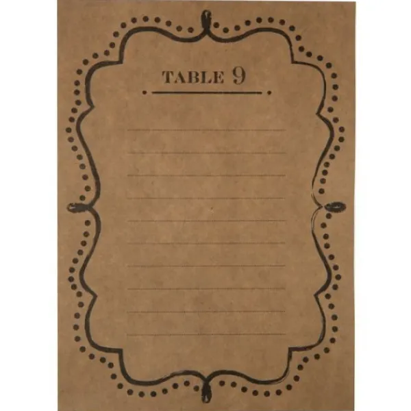 Badaboum Plan De Table Mariage Kraft