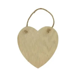 Badaboum Plaque De Porte En Bois Forme Coeur