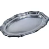 Discount Plateau En Plastique R Utilisable Argent Ovale X 2 Pi Ces Theme Eco-Responsable
