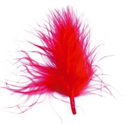 Badaboum Plume De D Coration Rouge 7Cm X 20 Pi Ces
