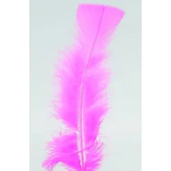 Badaboum Plumes Pieds Plats Rose X100Pcs