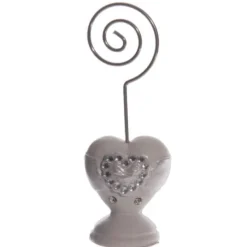 Badaboum Porte Menu Spirale Coeur Strass
