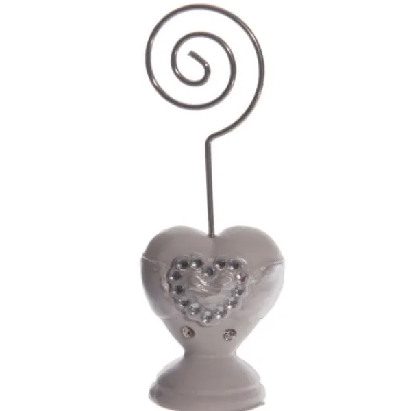 Badaboum Porte Menu Spirale Coeur Strass