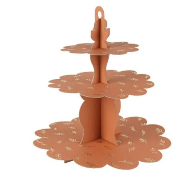 Badaboum Pr Sentoir 3 Etages Jolis Brins Terracotta