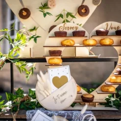 Badaboum Pr Sentoir Coeur Pour Petit Fours