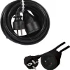 Badaboum Rallonge Lectrique Noir 5 M Tres Pour Extérieur Ip44 Best