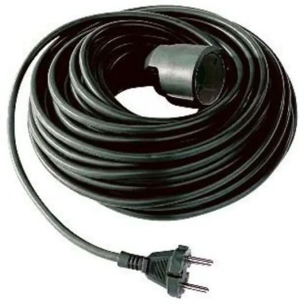Badaboum Rallonge Lectrique Noir 10 M Tres Pour Extérieur Ip44