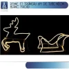 Badaboum Renne Et Traineau Lumineux N On Blanc Froid Best