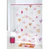 Badaboum Rideau De Douche Anges Coeur 180 X 180 Cm