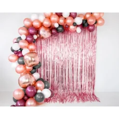 Badaboum Rideau Deco Mariage Pas Cher Rose Gold