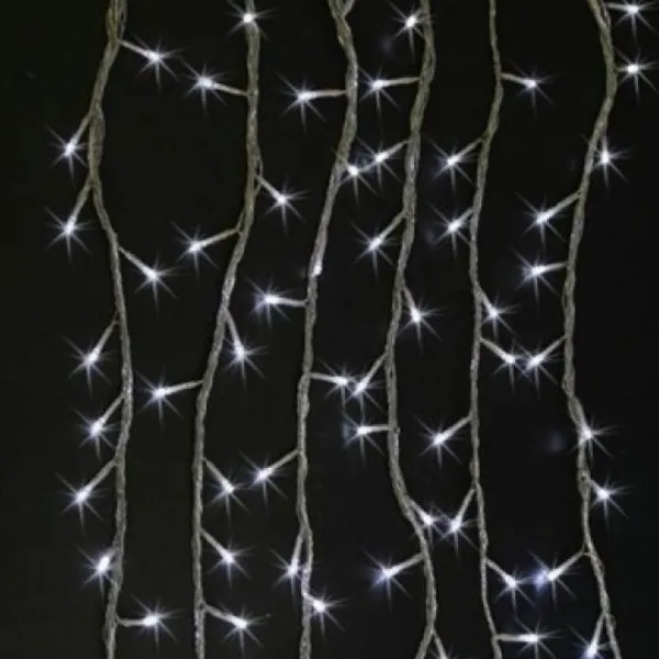 Badaboum Rideau Lumineux De Noel 100 Led Blanc Outlet