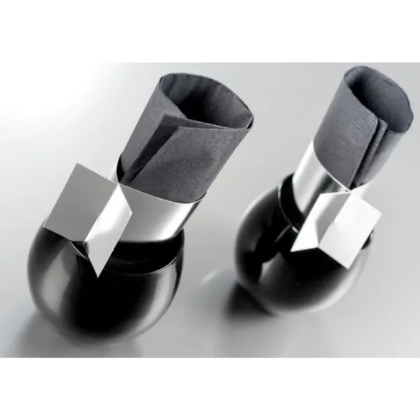 Badaboum Rond De Serviette Argent M Tallis En Carton X 10 Pi Ces Clearance