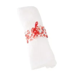 Badaboum Rond De Serviette Coquelicot X 10 Pi Ces Clearance