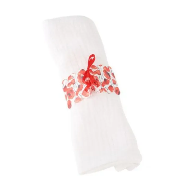 Badaboum Rond De Serviette Coquelicot X 10 Pi Ces Clearance
