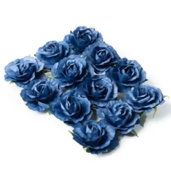Badaboum Rose A Piquer Bleu Marine X 12 Pi Ces Discount