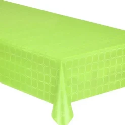 Badaboum Rouleau De Nappe Damass Vert Anis 25 M Tres Sale