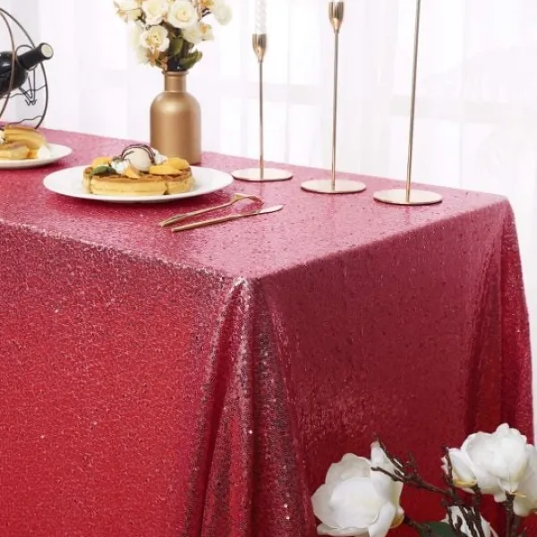 Discount Rouleau De Nappe Paillet E Rouge 3 M Tres Theme Joyeux Anniversaire