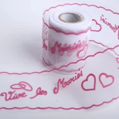 Badaboum Rouleau De Tulle Vive Les Mari S Pour Voiture