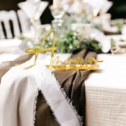Badaboum Ruban Effiloch Mousseline Amour Blanc Et Or