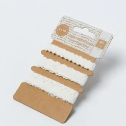 New Ruban En Dentelle Blanc Assortis 9/12/14Mm Theme Dentelle