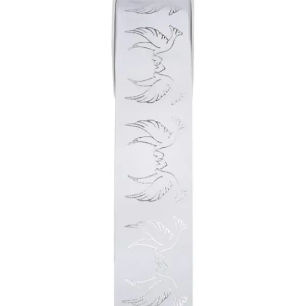 Best Ruban En Satin Colombes 40Mm X 5 M Tres Theme Colombe