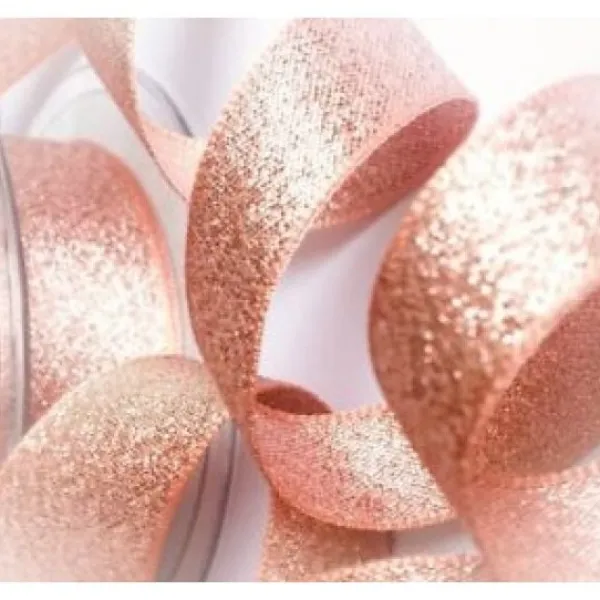 Badaboum Ruban Lame Rose Gold 25Mx10Mm