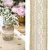 Ruban 50Mm Pas Cher En Jute Et Dentelle Theme Dentelle