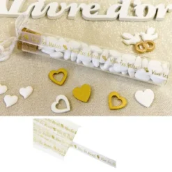Badaboum Ruban Organza Vive Les Mari S Or