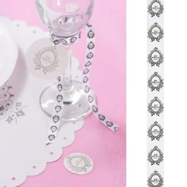 Badaboum Ruban Satin Just Married 10Mmx5M
