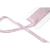 Badaboum Ruban Satin Rose Avec Coeur Paillet