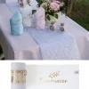 Sale Ruban Tulle Communion Or 8Cm X 10 M Tres Theme Communion